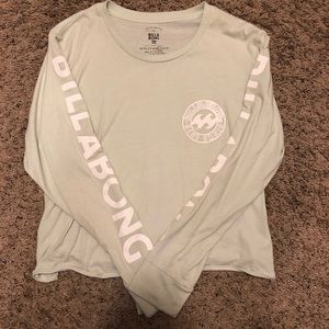 mint billabong long sleeve